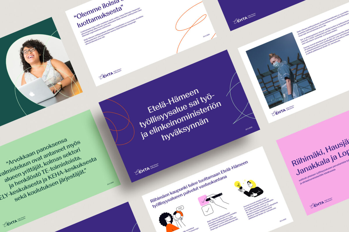 EHTA-brändin sovellutuksia