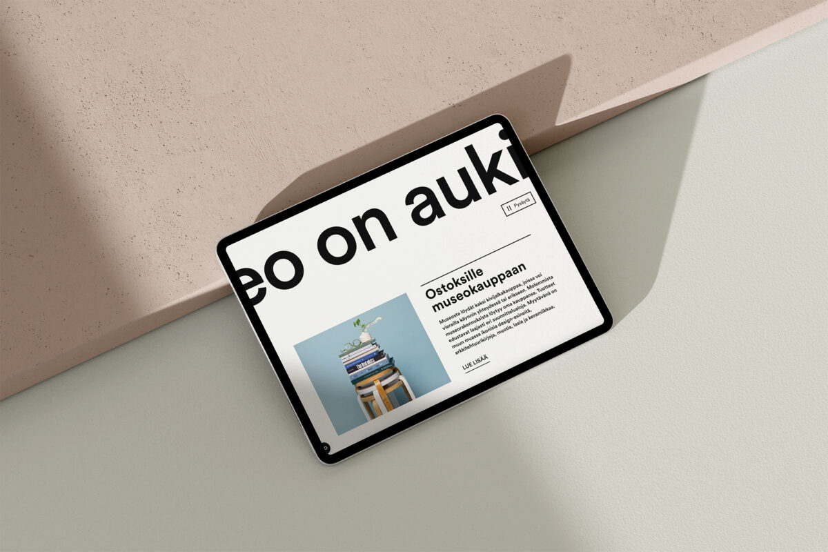 Ad-museon WordPress-verkkosivu